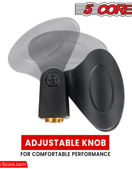 Load image into Gallery viewer, 5 Core Microphone Clip Holder 6 Pieces with Screw Adapters 5/8 to 3/8 Inch