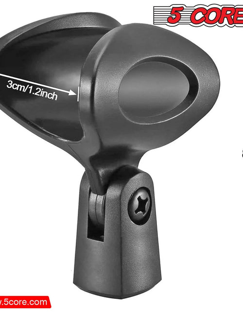 Load image into Gallery viewer, 5 Core Microphone Clip Holder 6 Pieces with Screw Adapters 5/8 to 3/8 Inch
