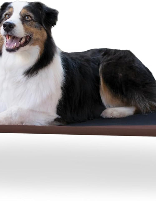 Load image into Gallery viewer, Original Pet Cot Elevated Dog Bed Chocolate/Black Mesh Large 30 X 42 X 7 Inches
