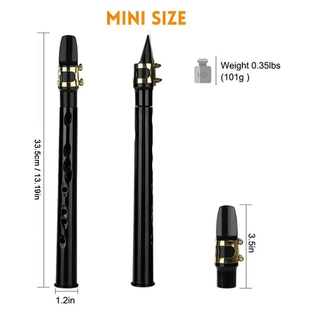 Pocketsax Mini – Portable C Key Saxophone for Beginners & Pros with Carrying Bag
