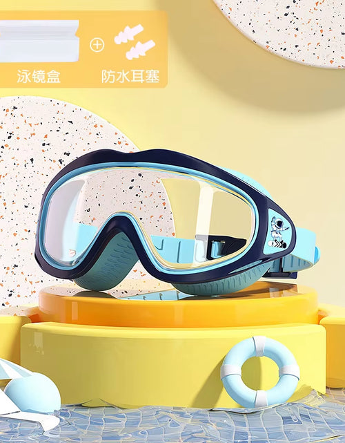 Load image into Gallery viewer, Aquachamp Kids Swim Set – Waterproof Anti-Fog Swimming Goggles &amp; Cap with Protective Case

