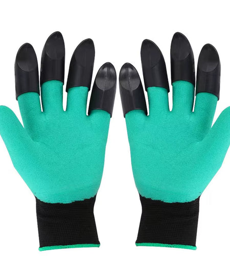 Clawmaster Garden Gloves – Digging & Planting Gloves with Non-Slip Grip and Built-In Claws