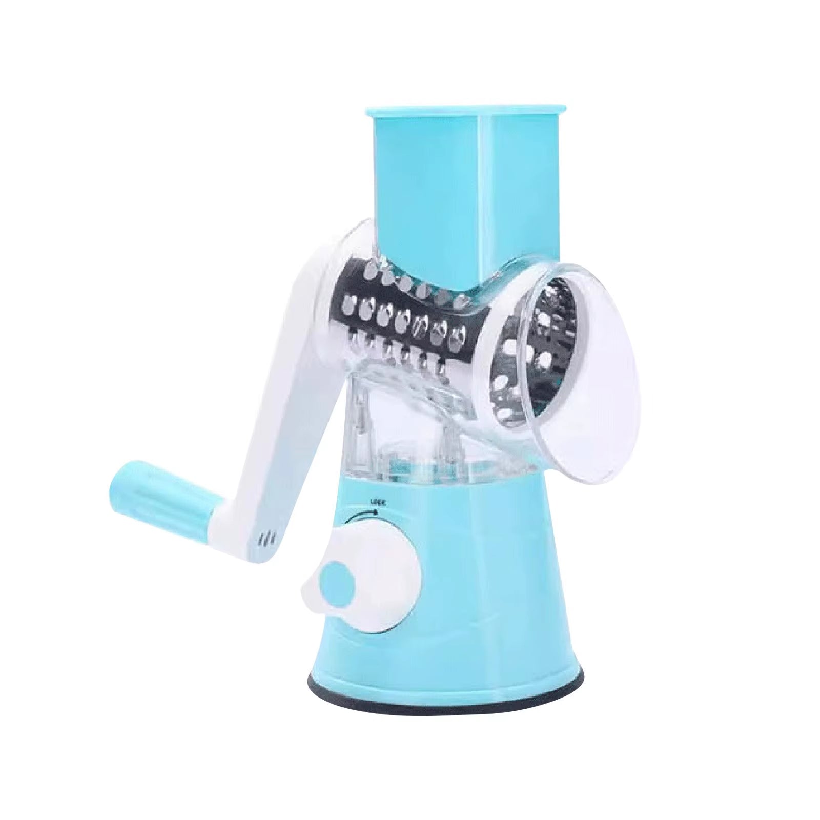 Slicemate Pro – Multi-Functional Hand-Cranked Vegetable Cutter & Grater for Effortless Kitchen Prep