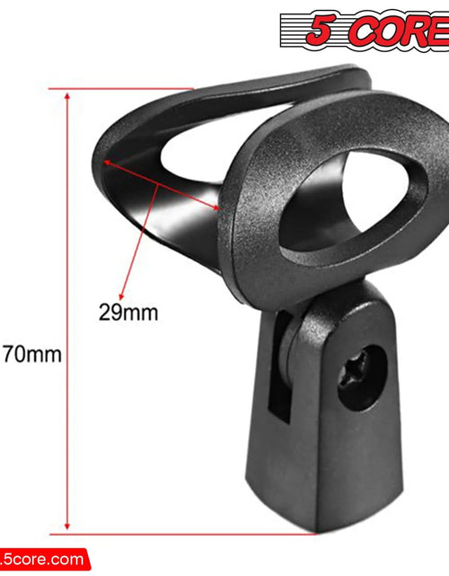 Load image into Gallery viewer, 5 Core Microphone Clip Holder 4 Pieces with Screw Adapters 5/8 to 3/8 Inch
