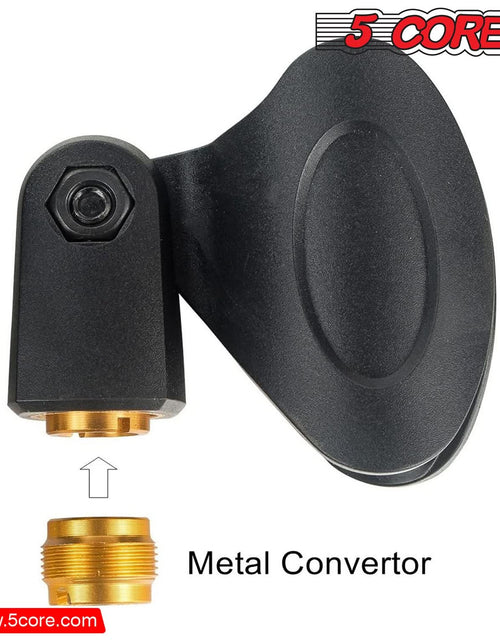 Load image into Gallery viewer, 5 Core Microphone Clip Holder 6 Pieces with Screw Adapters 5/8 to 3/8 Inch
