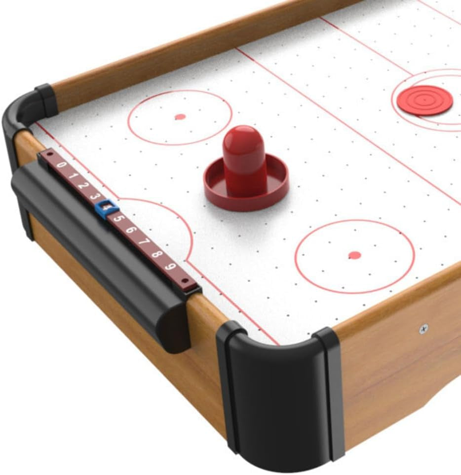 Mini Arcade Air Hockey Table- a Toy for Girls and Boys by  Fun Table- Top Game for Kids, Teens, and Adults- Battery-Operated (22 Inches)