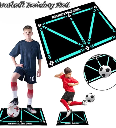 Kickmaster Pro – Kids’ Non-Slip Soccer Training Mat for Home Practice & Play
