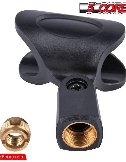 Load image into Gallery viewer, 5 Core Microphone Clip Holder 6 Pieces with Screw Adapters 5/8 to 3/8 Inch
